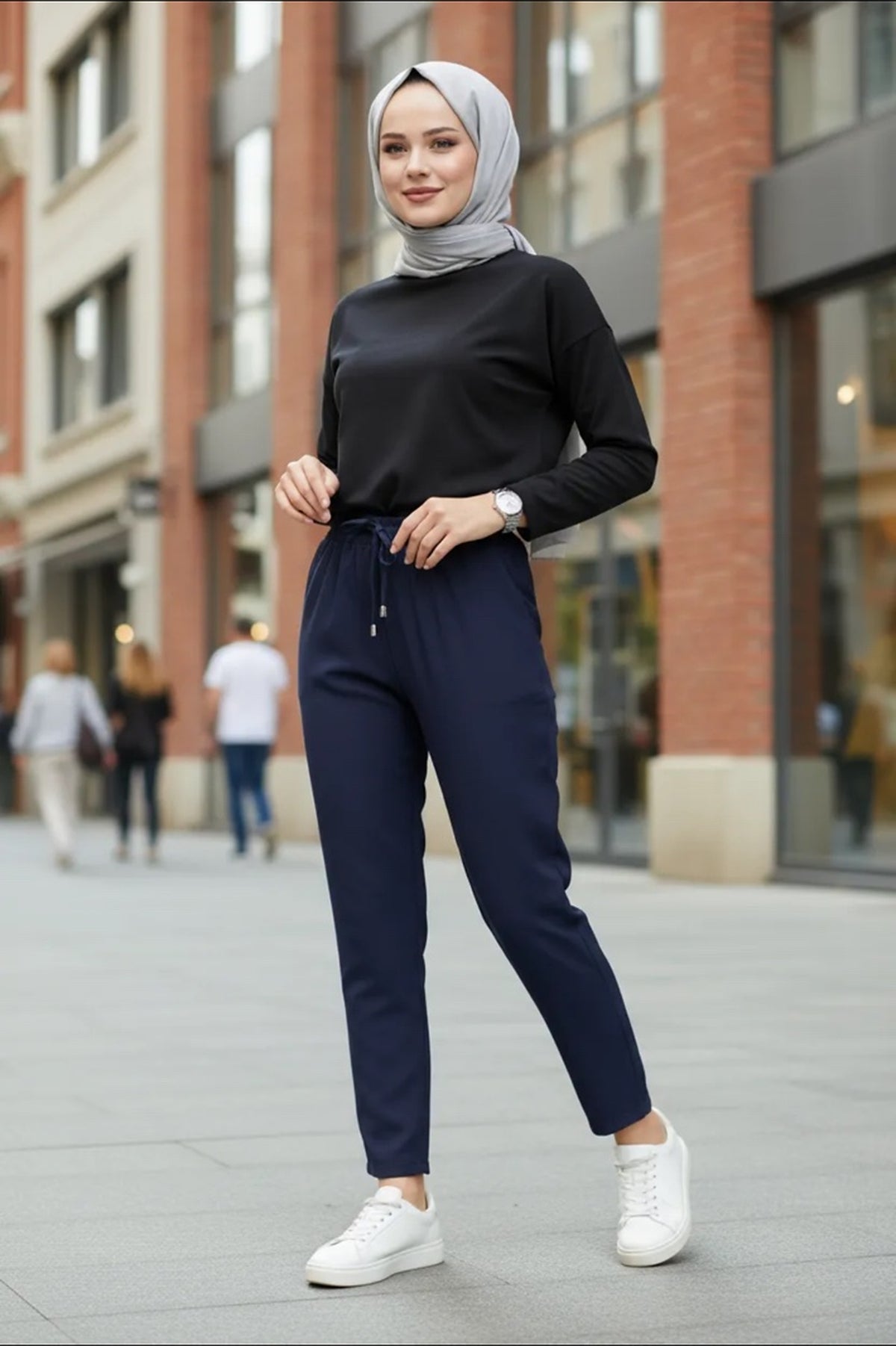 Beli Lastikli Double Pantolon