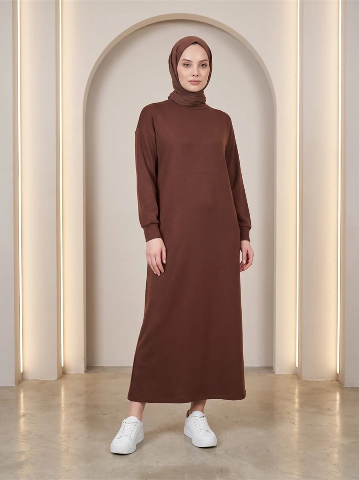 Oysho Kumaştan Basic Elbise