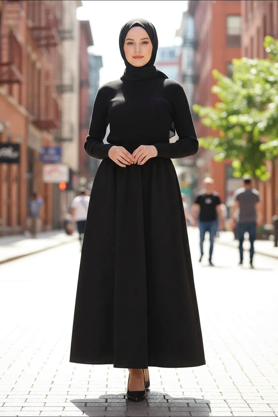 Beli Lastikli Double Etek