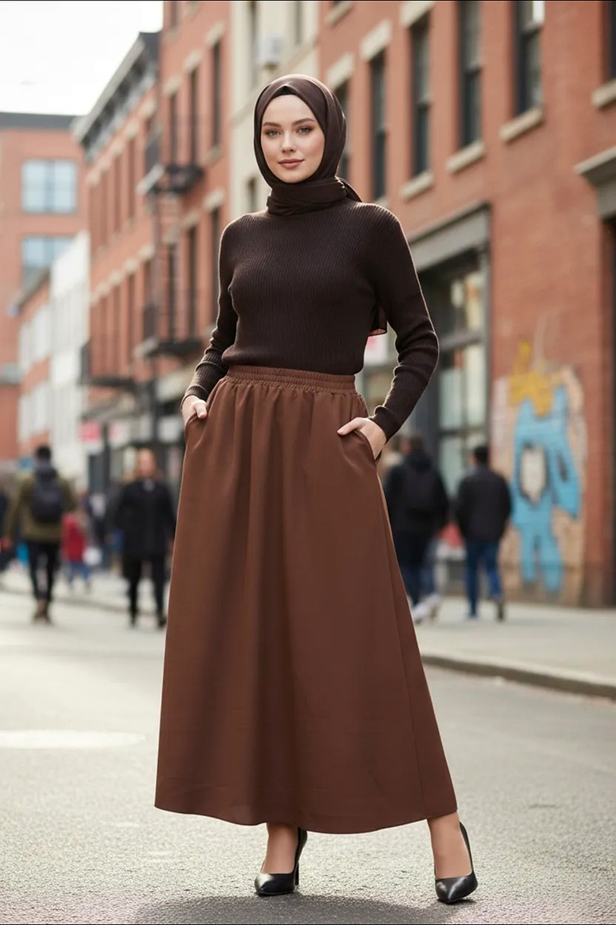 Beli Lastikli Double Etek
