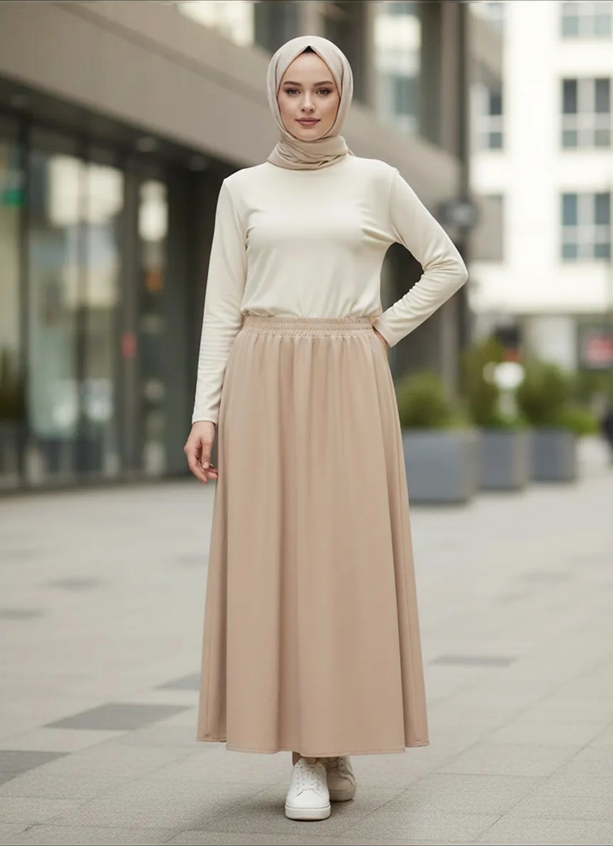 Beli Lastikli Double Etek