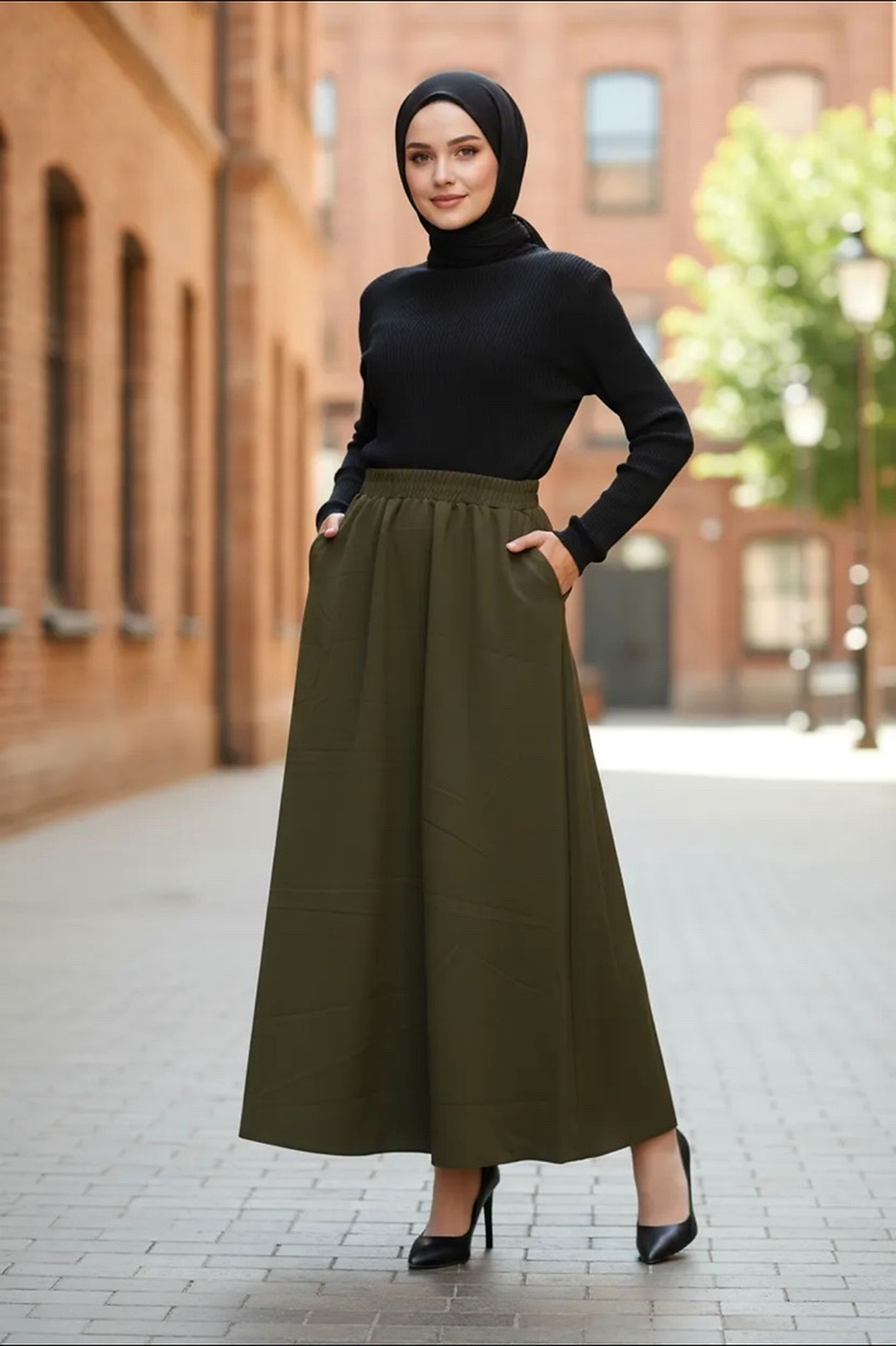 Beli Lastikli Double Etek